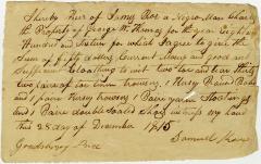 George W. Thomas hire agreement