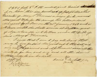 Mary S. Thomas hire agreement