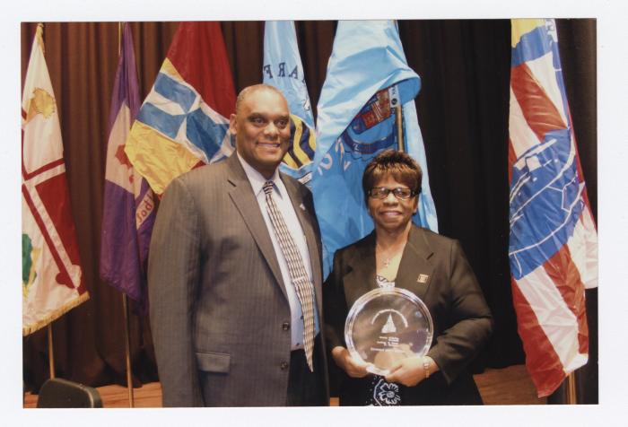 Mary Walker and Kent County Commissioner William Pickrum 