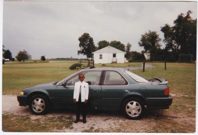 6-year-old Darius Johnson dressed for his brother's wedding