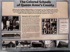 Detail of The Colored Schools of Queen Anne's County, MD