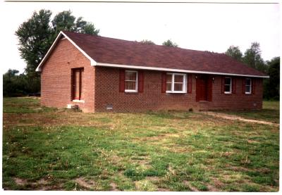 Completed house of Darius Johnson in Big Woods, MD