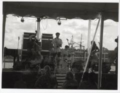 Photograph of the Ephraim and Ebban Dorsey Quintet at the Chestertown Jazz Festival