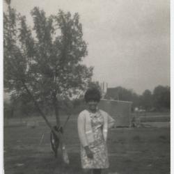 Shirley Sisco Jones, likely in Quaker Neck, MD, circa 1960s