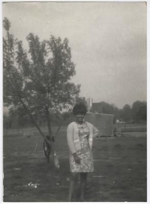 Shirley Sisco Jones, likely in Quaker Neck, MD, circa 1960s
