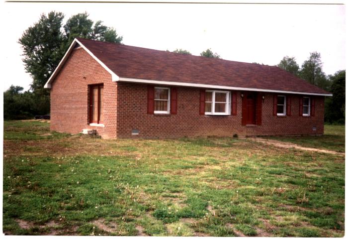 Completed house of Darius Johnson in Big Woods, MD