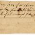 Receipt of goods from Abram Woodland to Benjamin Vansant