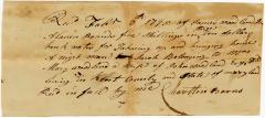 Payment for retrieval of runaway enslaved person, Jacob