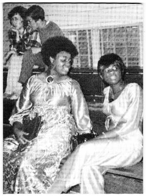 Two Ladies at a Formal Dance