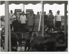 Photograph of The Burke Family Singers of Upper Queen Anne's County at the Chestertown Jazz Festival