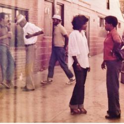 Photograph of Clients in front of Uptown Club