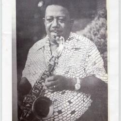 Randolph "Jazz" Johnson Playing Saxophone 