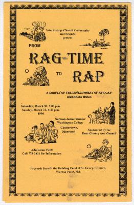 From Ragtime to Rap - A Survey of the Development of African American music