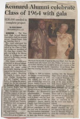 kennard alumni celebrate class of 1964 with gala, 11-21-2014.pdf