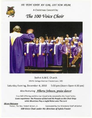A Christmas Concert by the 100 Voice Choir