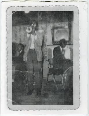 Calvin Hamilton Playing Trumpet