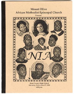 Mount Olive A.M.E. Church presents NIA