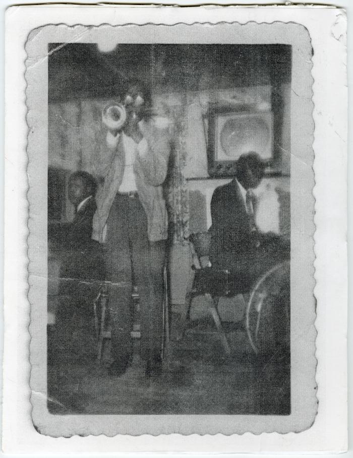 Calvin Hamilton Playing Trumpet