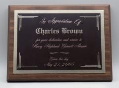 Charles Medford Brown Henry Highland Garnett Alumni plaque