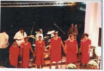 Photograph of gospel singers