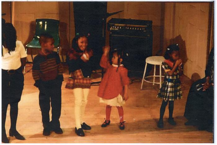 Photograph of little children, ragtime to rap