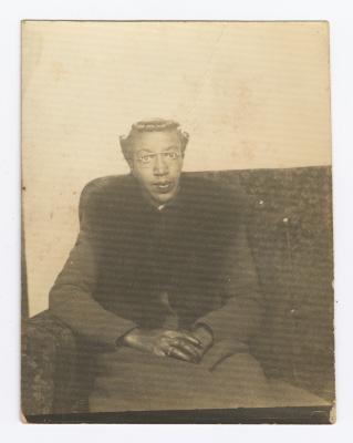 Elaine Hamilton Hopkins sitting