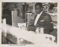 Charlie Graves at the Uptown Club Bar, 1954