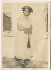A Woman Dressed Up for Church