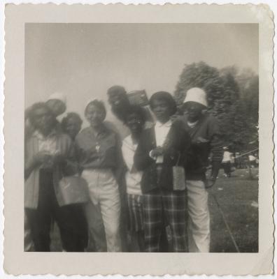 Students Enjoying the May Day Celebration, Camp Tockwogh, 1958