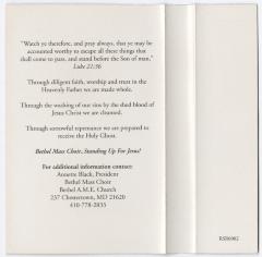 Bethel Mass Choir - Standing Up For Jesus (side 2)