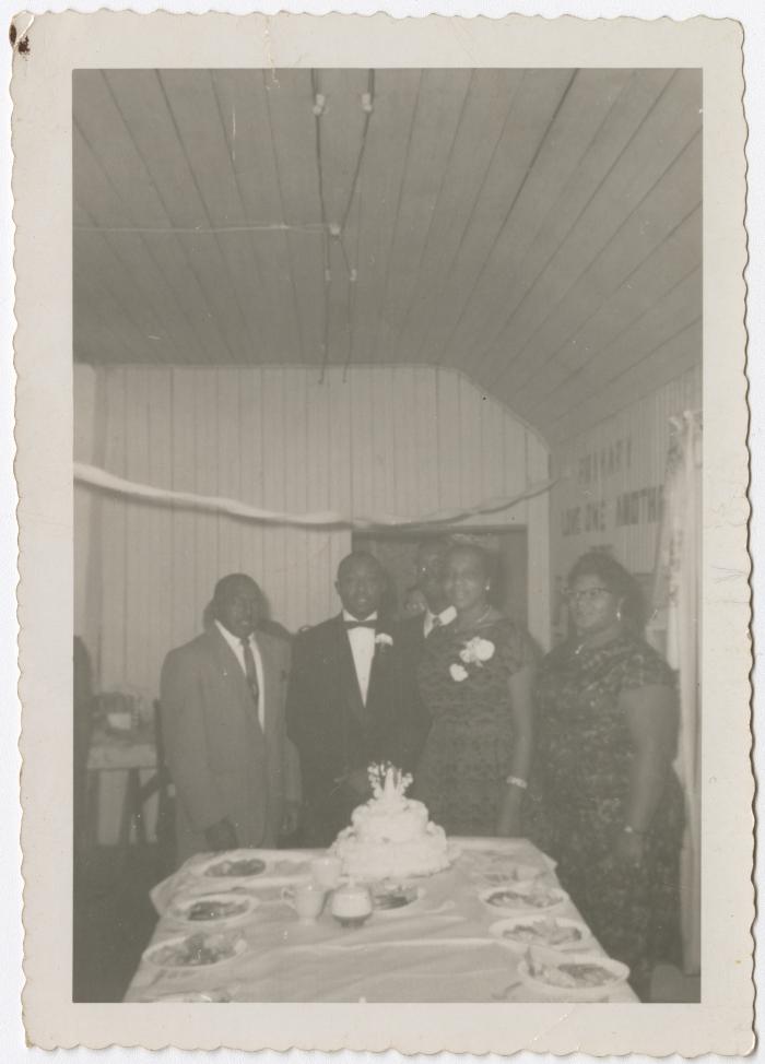 Wedding Photo of William Wesley Jackson with Guests
