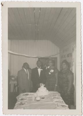 Wedding Photo of William Wesley Jackson with Guests