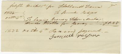 Receipt of Joseph Wickes IV