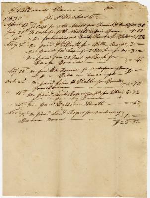 Receipt of Joseph Wickes IV