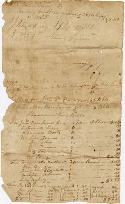 Receipt of James Newland