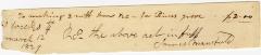 Receipt of Joseph Wickes IV