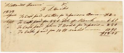 Receipt of Joseph Wickes IV
