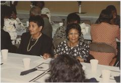 Two Women Attending a Religious Event