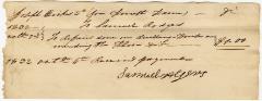 Receipt of Joseph Wickes IV