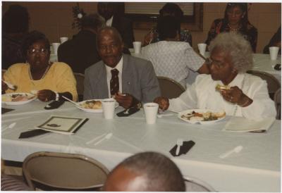 Group Having a Meal During a Religious Event