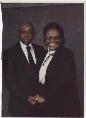 Portrait of a man and woman.