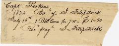 Receipt of Joseph Wickes IV