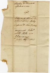 Note regarding Edward Nicholson