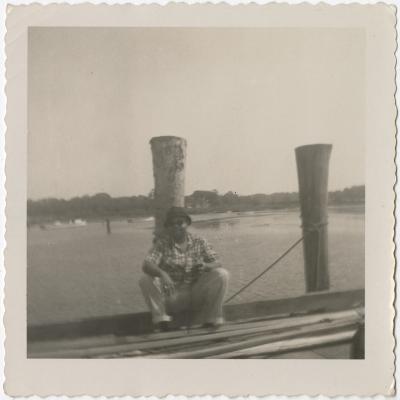 Man on a dock