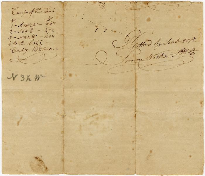 Course of Capt. Simon Wickes