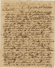 Letter to Joseph Wickes IV