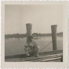 Man on a dock
