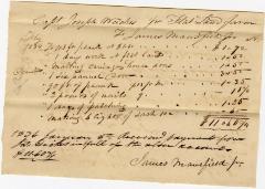 Receipt of Joseph Wickes IV
