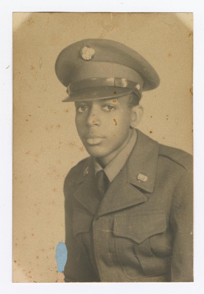 Leon Donald Hamilton in Army military uniform