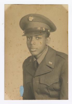 Leon Donald Hamilton in Army military uniform